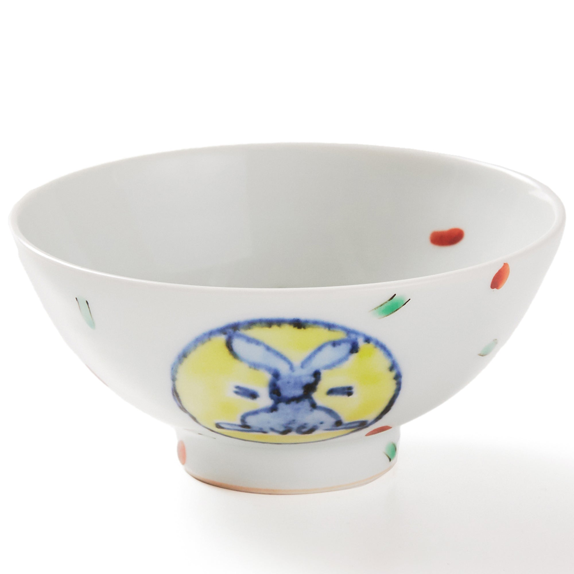 古川章蔵 色絵磁器うさぎの飯椀1|工藝舎 – 工藝舎オンラインショップ