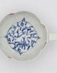 松尾貞一郎　色絵磁器五彩輪花花鳥のマグT-29
