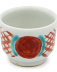 高橋宏彰　色絵磁器赤絵杯1