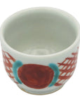 高橋宏彰　色絵磁器赤絵杯1