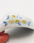 清水なお子　色絵レンゲ金木犀